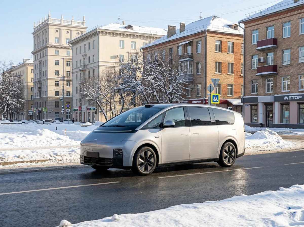Зимой на Lixiang Mega